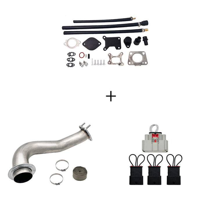 Seguler 2017-2023 6.6L Duramax L5P DPF/CCV/EGR Delete & Downpipe w/Can Bus kit