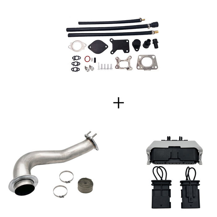Seguler 2017-2023 6.6L Duramax L5P DPF/CCV/EGR Delete & Downpipe w/Can Bus kit