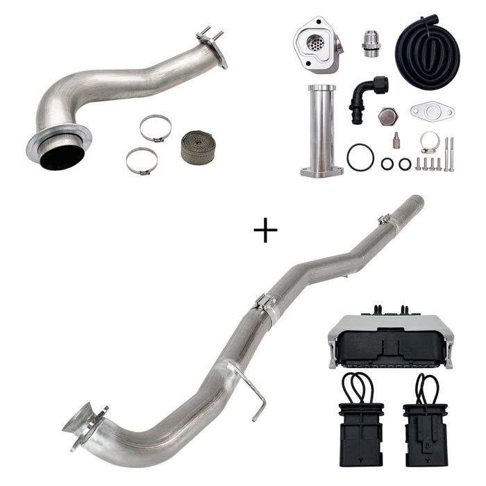 Seguler 2017-2023 6.6L Duramax L5P DPF/CCV/EGR Delete & Downpipe w/Can Bus kit