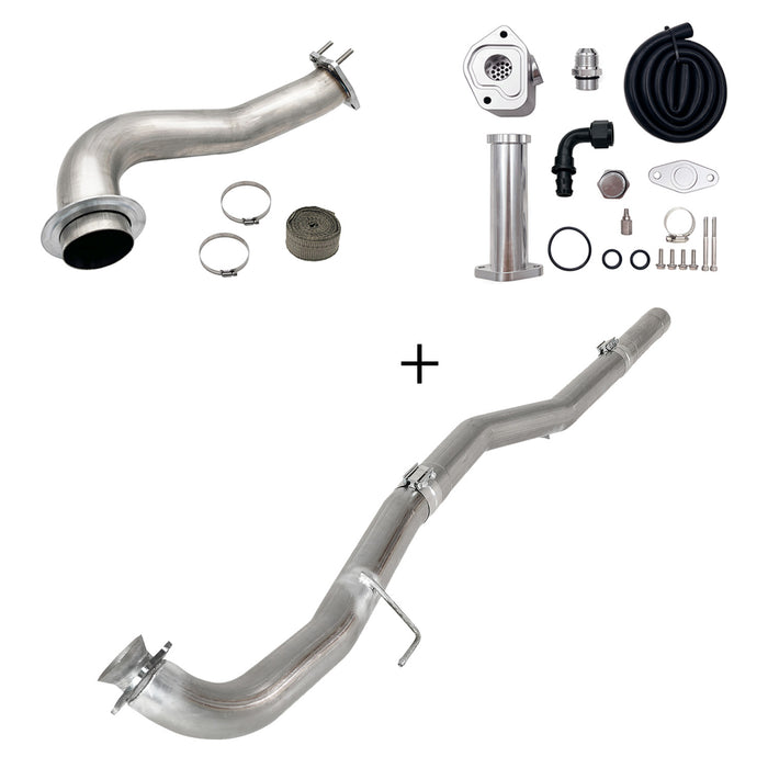 Seguler 2017-2023 6.6L Duramax L5P DPF/CCV/EGR Delete & Downpipe w/Can Bus kit