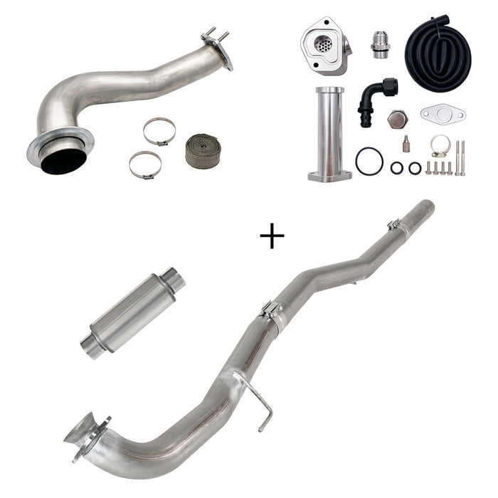 Seguler 2017-2023 6.6L Duramax L5P DPF/CCV/EGR Delete & Downpipe w/Can Bus kit