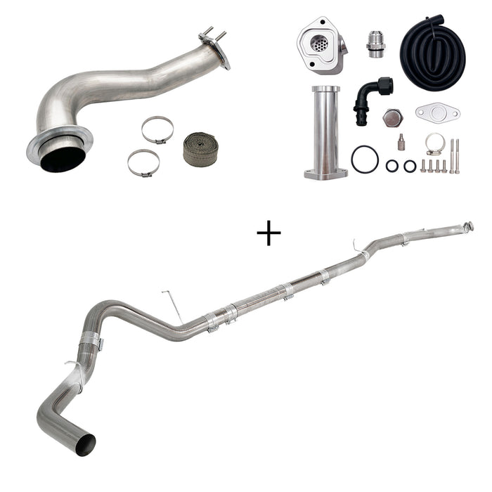 Seguler 2017-2023 6.6L Duramax L5P DPF/CCV/EGR Delete & Downpipe w/Can Bus kit