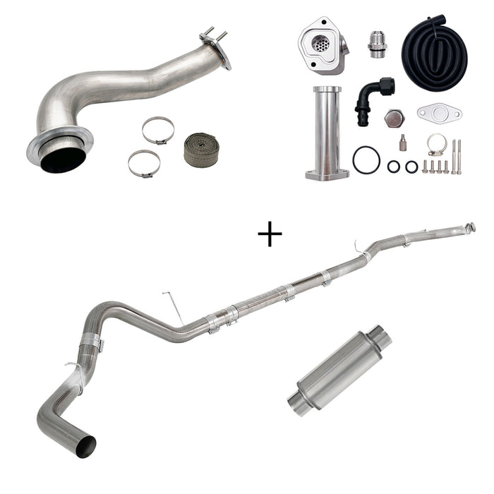 Seguler 2017-2023 6.6L Duramax L5P DPF/CCV/EGR Delete & Downpipe w/Can Bus kit