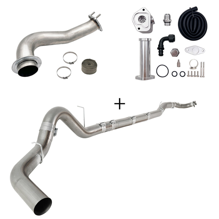 Seguler 2017-2023 6.6L Duramax L5P DPF/CCV/EGR Delete & Downpipe w/Can Bus kit