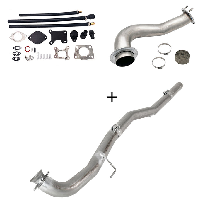 Seguler 2017-2023 6.6L Duramax L5P DPF/CCV/EGR Delete & Downpipe w/Can Bus kit