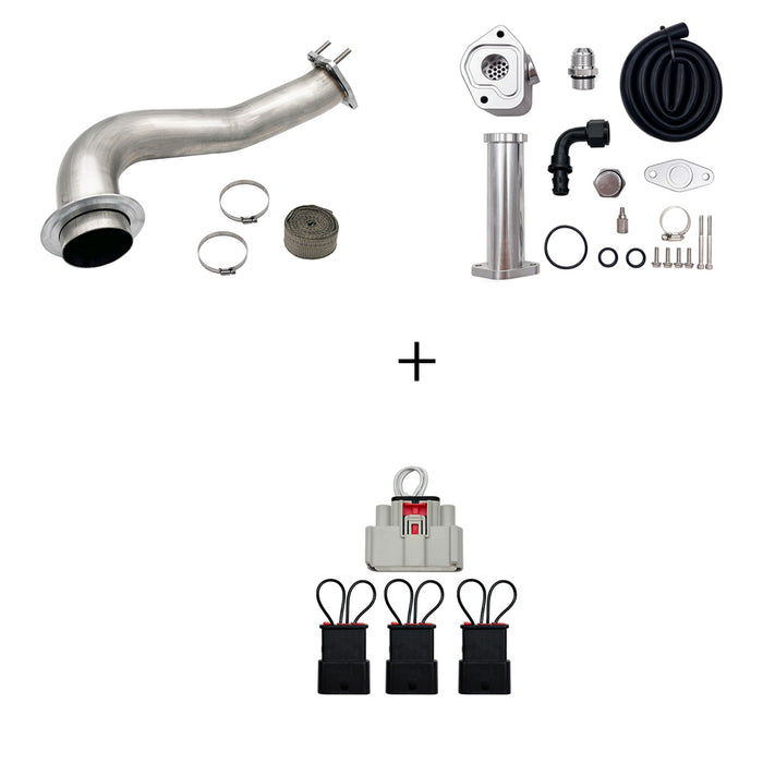 Seguler 2017-2023 6.6L Duramax L5P DPF/CCV/EGR Delete & Downpipe w/Can Bus kit
