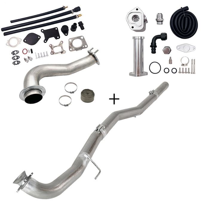 Seguler 2017-2023 6.6L Duramax L5P DPF/CCV/EGR Delete & Downpipe w/Can Bus kit