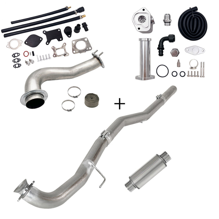 Seguler 2017-2023 6.6L Duramax L5P DPF/CCV/EGR Delete & Downpipe w/Can Bus kit