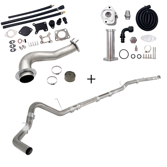 Seguler 2017-2023 6.6L Duramax L5P DPF/CCV/EGR Delete & Downpipe w/Can Bus kit
