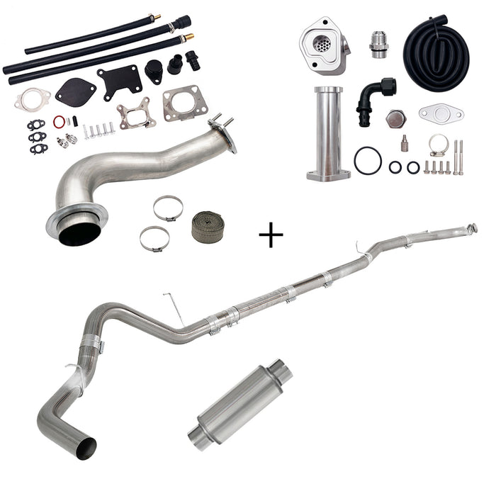 Seguler 2017-2023 6.6L Duramax L5P DPF/CCV/EGR Delete & Downpipe w/Can Bus kit