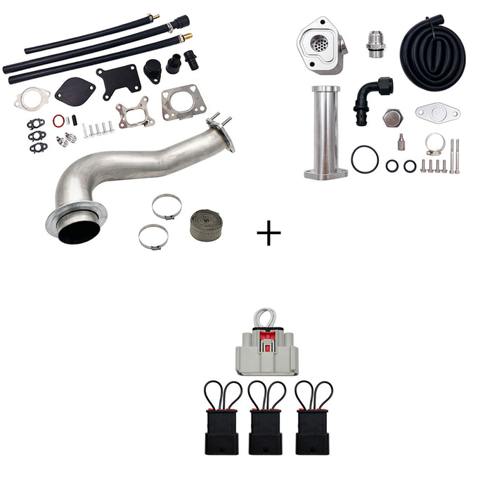 Seguler 2017-2023 6.6L Duramax L5P DPF/CCV/EGR Delete & Downpipe w/Can Bus kit