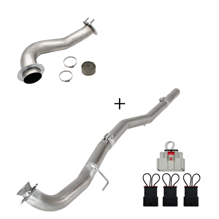 Seguler 2017-2023 6.6L Duramax L5P DPF/CCV/EGR Delete & Downpipe w/Can Bus kit