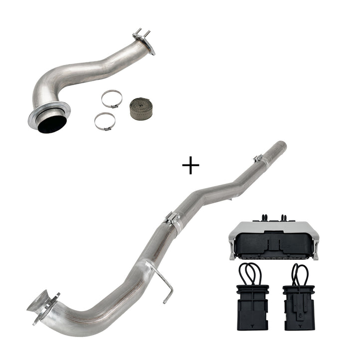 Seguler 2017-2023 6.6L Duramax L5P DPF/CCV/EGR Delete & Downpipe w/Can Bus kit
