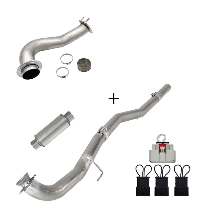 Seguler 2017-2023 6.6L Duramax L5P DPF/CCV/EGR Delete & Downpipe w/Can Bus kit