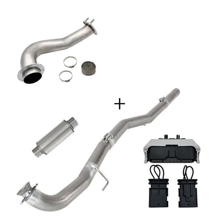 Seguler 2017-2023 6.6L Duramax L5P DPF/CCV/EGR Delete & Downpipe w/Can Bus kit