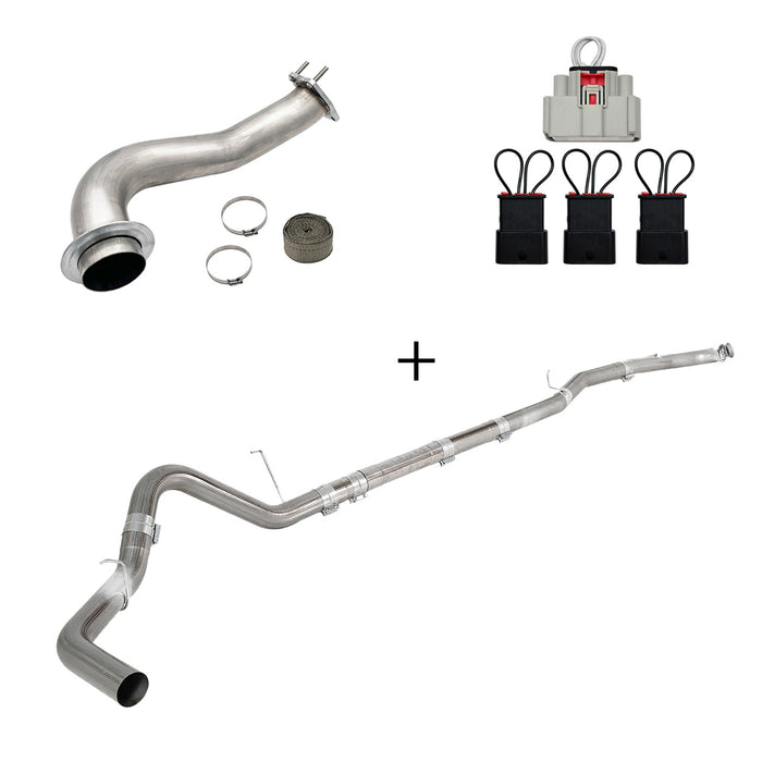 Seguler 2017-2023 6.6L Duramax L5P DPF/CCV/EGR Delete & Downpipe w/Can Bus kit