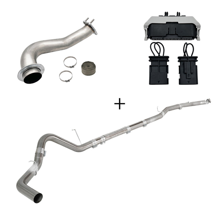 Seguler 2017-2023 6.6L Duramax L5P DPF/CCV/EGR Delete & Downpipe w/Can Bus kit