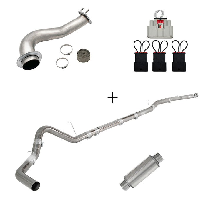 Seguler 2017-2023 6.6L Duramax L5P DPF/CCV/EGR Delete & Downpipe w/Can Bus kit