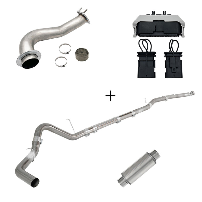 Seguler 2017-2023 6.6L Duramax L5P DPF/CCV/EGR Delete & Downpipe w/Can Bus kit