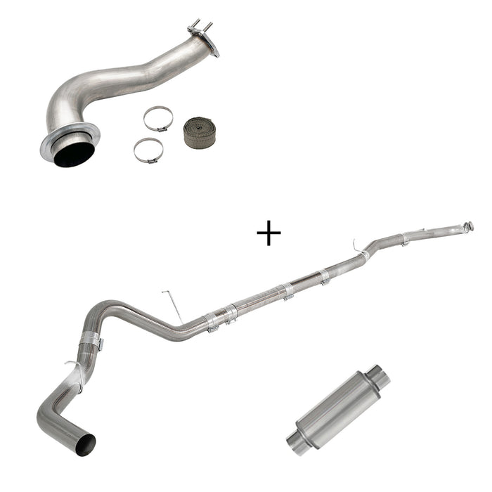 Seguler 2017-2023 6.6L Duramax L5P DPF/CCV/EGR Delete & Downpipe w/Can Bus kit