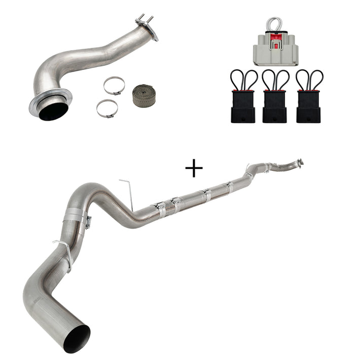 Seguler 2017-2023 6.6L Duramax L5P DPF/CCV/EGR Delete & Downpipe w/Can Bus kit