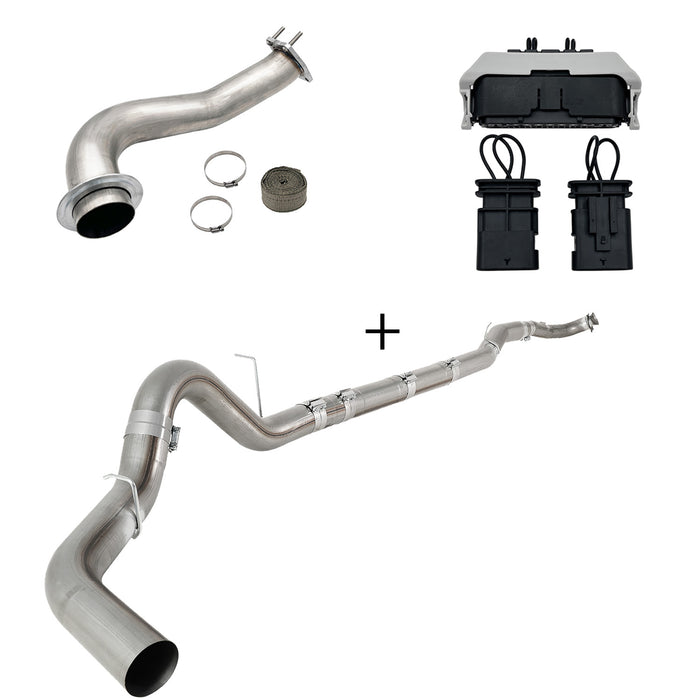 Seguler 2017-2023 6.6L Duramax L5P DPF/CCV/EGR Delete & Downpipe w/Can Bus kit