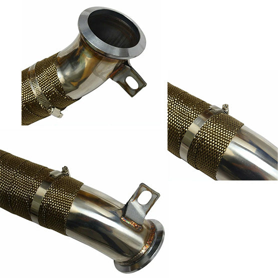 Seguler Up-Pipe & 3" Downpipe Exhaust & CCV Reroute Kit for 2004.5-2010 6.6L Duramax