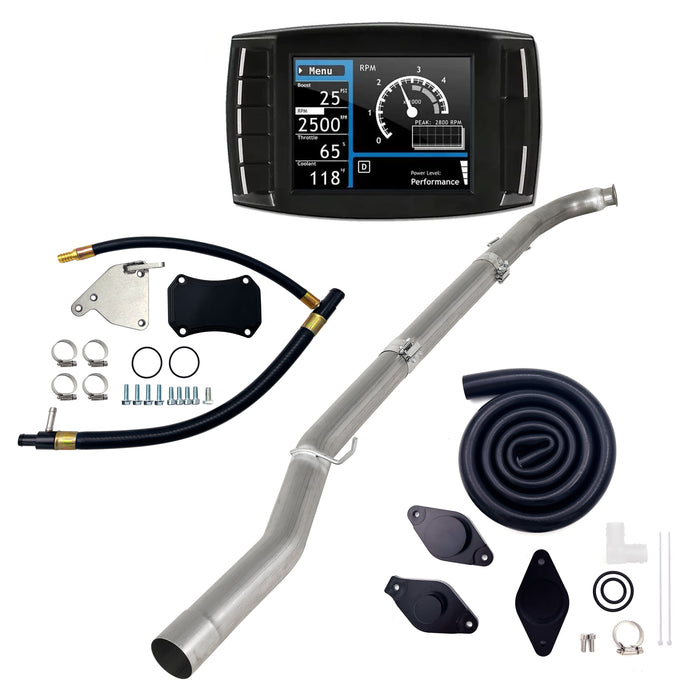 4" DPF/EGR/DEF/CCV Delete All-in-One Kit for 2011-2015 6.6L Duramax LML