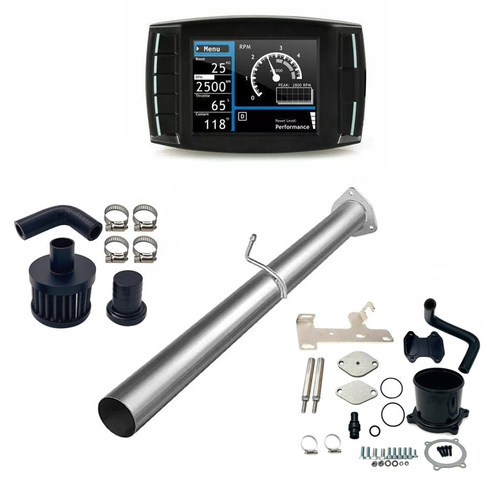 2010-2012 6.7L Ram 4" DPF/DEF/EGR/CCV Delete All-in-One Kit