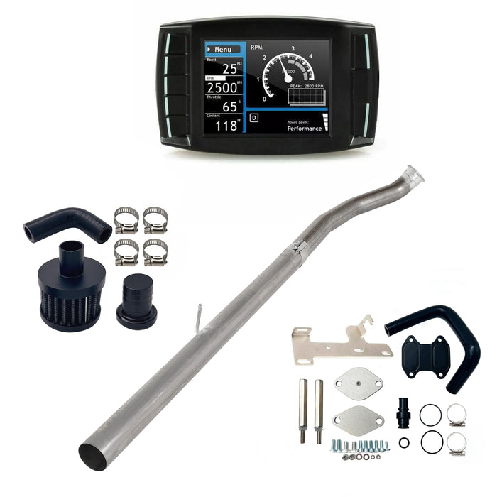 4" DPF/DEF/EGR/CCV Delete All-in-One Kit for 2010-2012 6.7L Ram Cummins