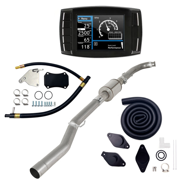 Seguler 2011-2015 6.6L Duramax LML 4" DPF/EGR/DEF/CCV Delete All-in-One Kit