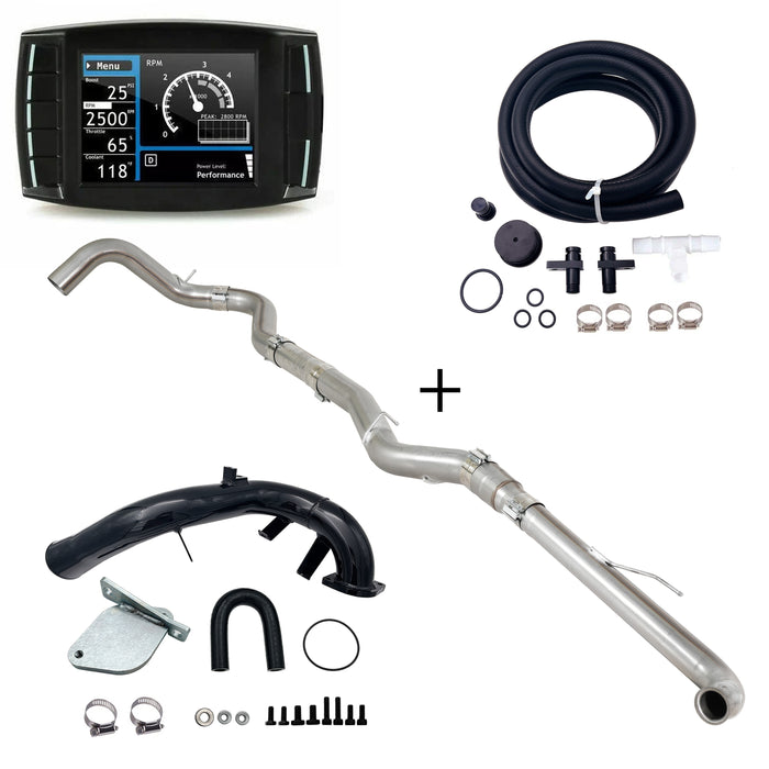 Seguler 5" DPF/EGR/CCV Delete All-in-One Kit for 2007.5-2010 6.6L Duramax LMM