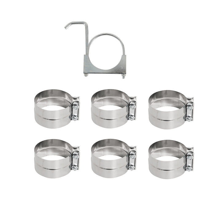 Seguler 5" Downpipe Back DPF Delete Race Pipe for 2011-2015 6.6L GM Duramax LML