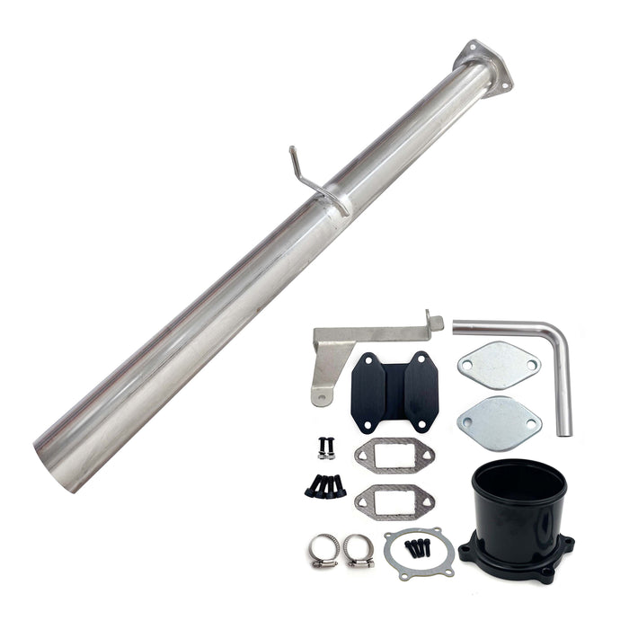 Seguler 4" Exhaust DPF Race Pipe & Diesel EGR Delete Kit for 2007-2009 6.7L Dodge Ram Cummins