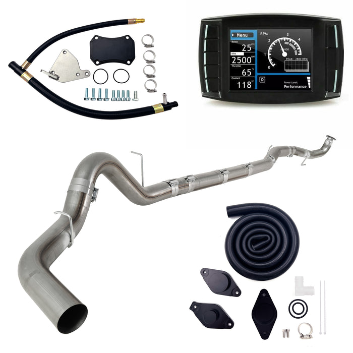 Seguler 5" DPF Pipe/EGR/DEF/CCV Delete Kit for 2015.5-2016 6.6L Duramax LML