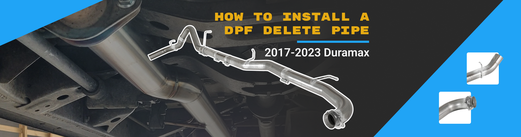 DPF Delete Pipe Install: 2017-2023 Duramax Step-by-Step