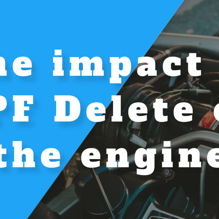 The impact of DPF Delete on the engine