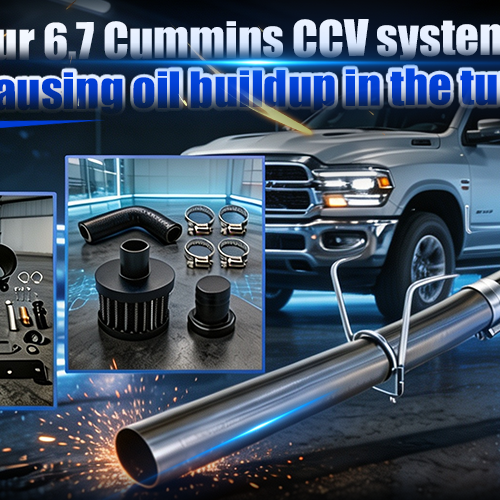 Is your 6.7 Cummins CCV system causing oil buildup in the turbo?