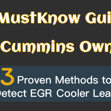 3 Proven Methods to Detect EGR Cooler Leaks: A MustKnow Guide for Cummins Owners