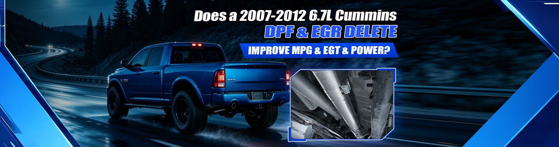 Does a 2007-2012 6.7L Cummins DPF & EGR Delete Improve MPG & EGT & Power?