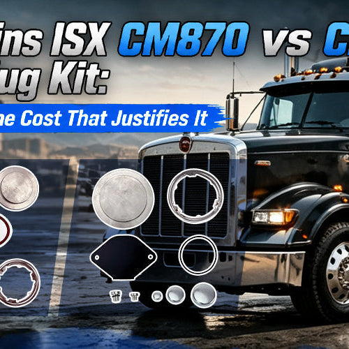 Cummins ISX CM870 vs CM871 EGR Plug Kit: The Downtime Cost That Justifies It