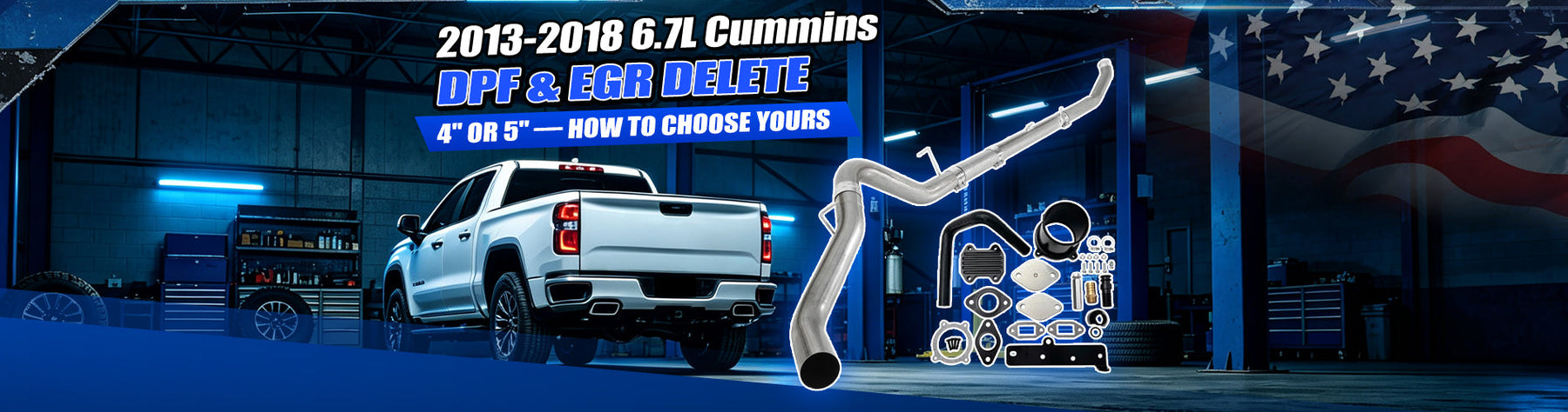 2013-2018 6.7L Cummins DPF & EGR Delete: 4" or 5" — How to Choose Yours