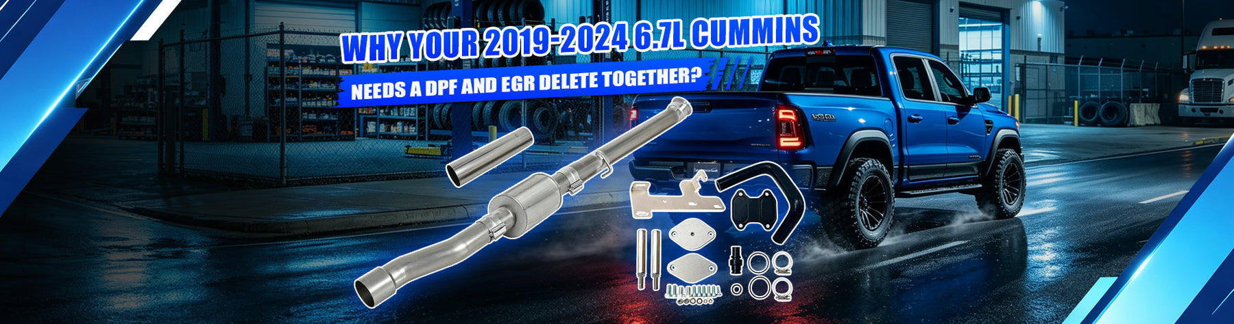 Why Your 2019-2024 6.7L Cummins Needs a DPF and EGR Delete Together?