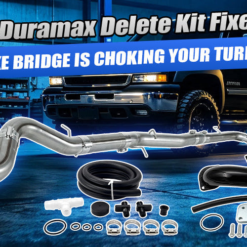 The LLY Duramax Delete Kit Fixes It — The Intake Bridge Is Choking Your Turbo