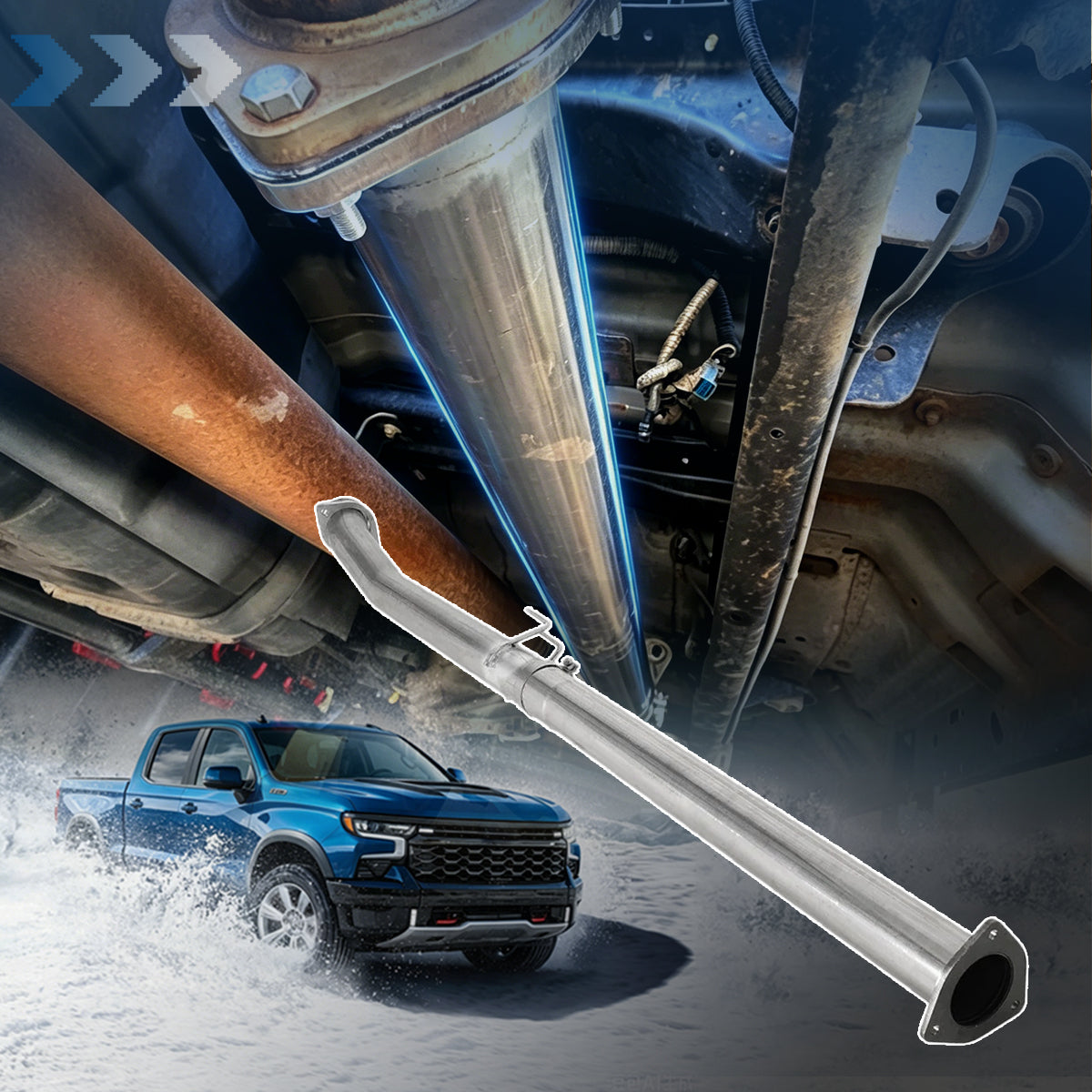 DPF Delete Pipes — Duramax, Cummins & Powerstroke Diesel