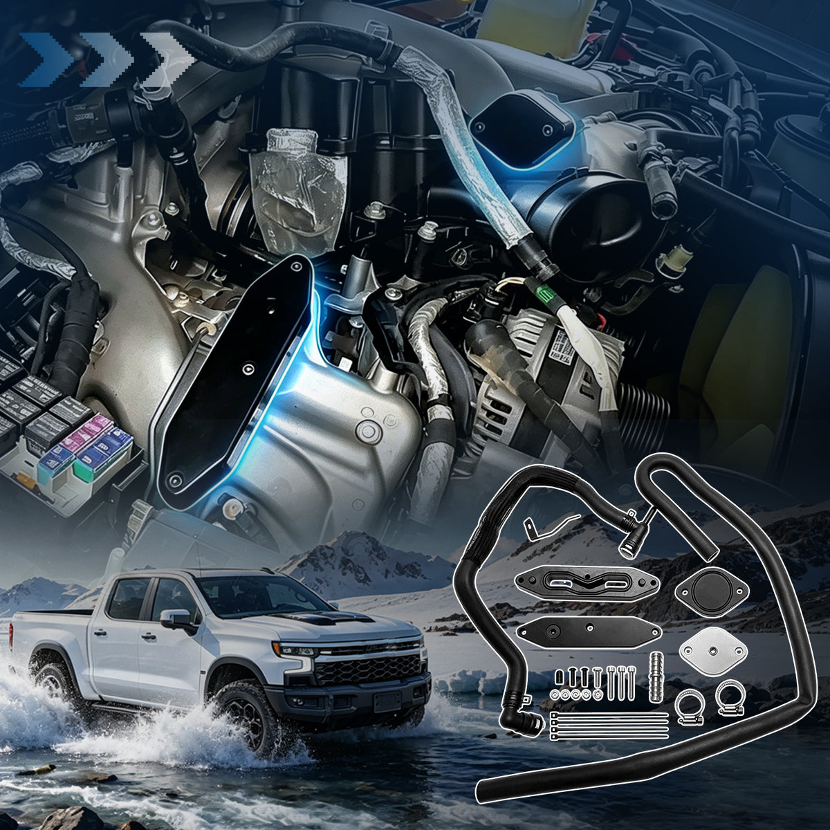 EGR Delete Kits — Duramax, Cummins & Powerstroke Diesel