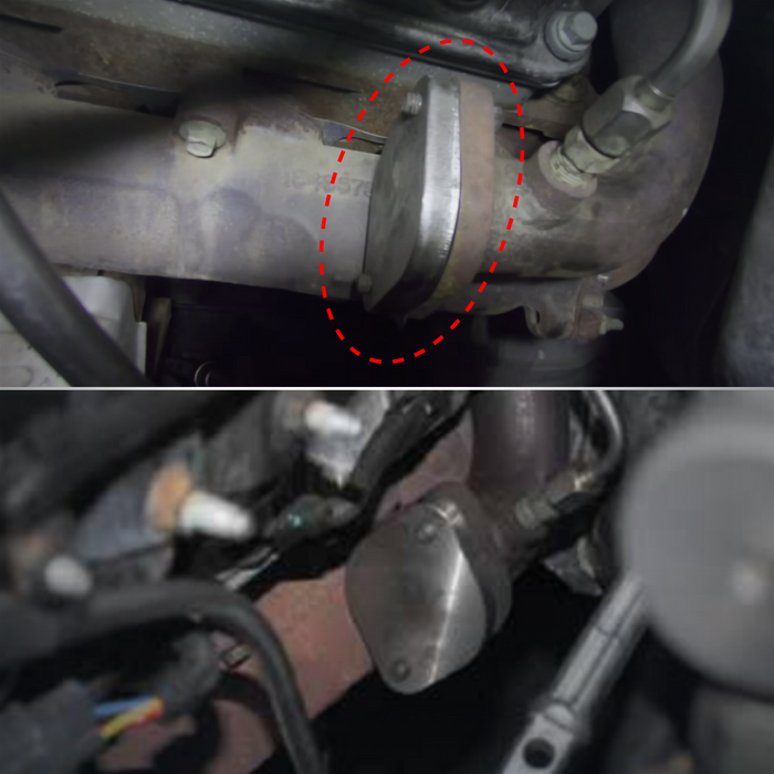 For 2008-2010 6.4L Ford Powerstroke F250 F350 F450 EGR Delete Kit