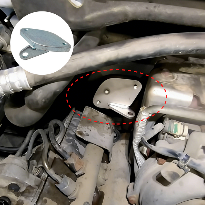 For 2006-2007 6.6L Chevrolet Silverado Classic GMC Duramax LBZ Diesel EGR Valve Cooler Delete Kit