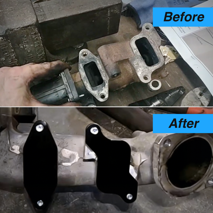 For 2006-2007 6.6L Chevrolet Silverado Classic GMC Duramax LBZ Diesel EGR Valve Cooler Delete Kit