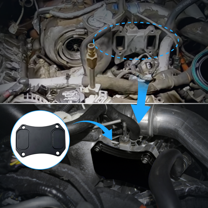 2011-2015 6.6L Duramax LML 5" DPF/EGR/DEF/CCV Delete All-in-One Kit